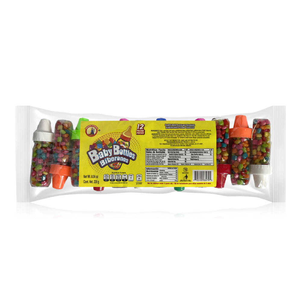 Dulces Tipicos Mamila de Plastico 12 Count