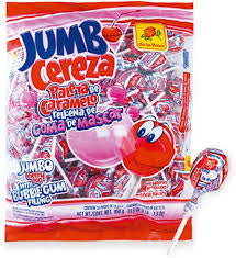 De La Rosa Jumbo Paleta Cereza 12 Count Clasica