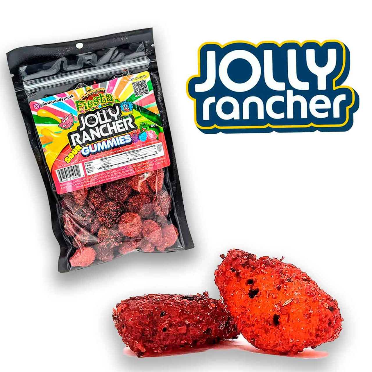 Jolly Rancher Fiesta Gomitas Skittles Con Chile 6 oz.
