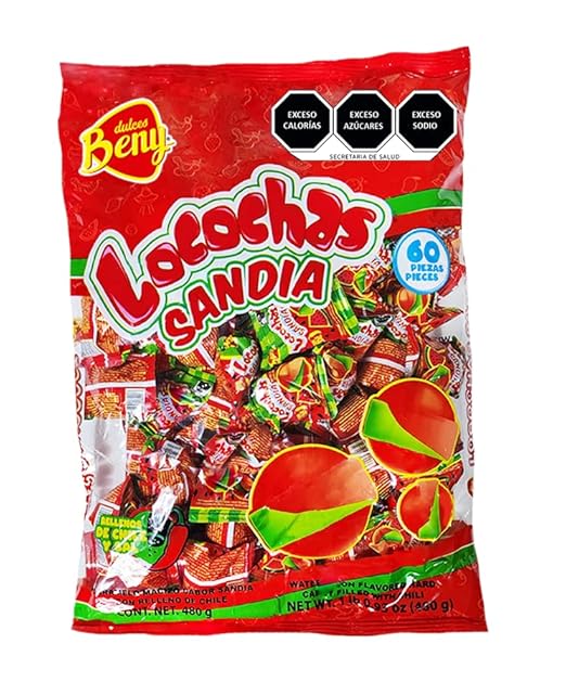 Dulces Beny Locochas de Sandia 60 Count