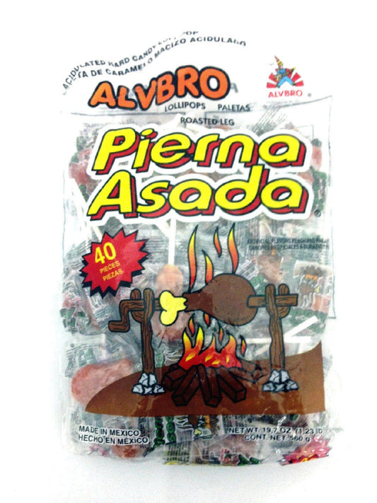 ALVBRO Pierna Asada Paleta Lollipop 40 Count