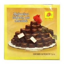 De La Rosa Bombon Con Chocolate 50 Count