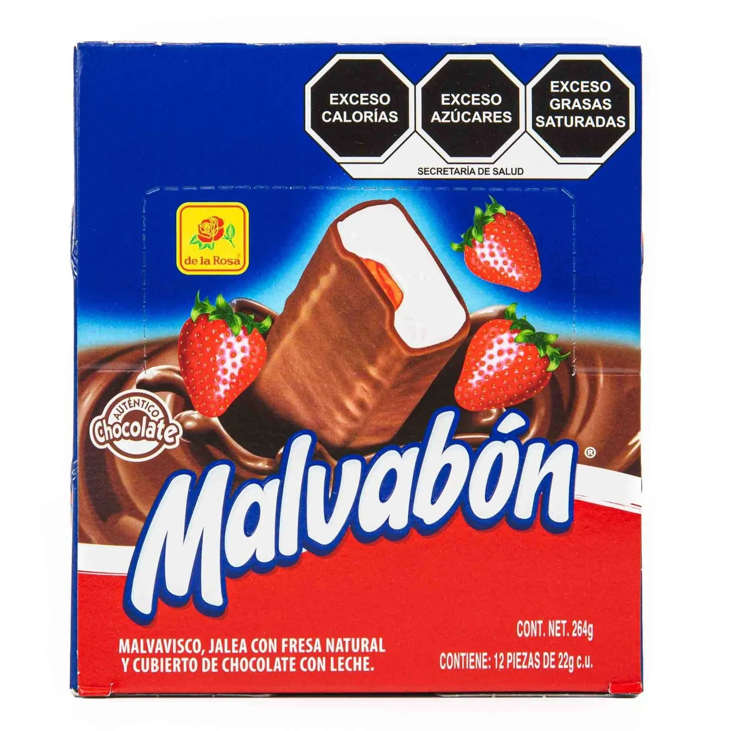 De La Rosa Malvabon Fresa 12 Count