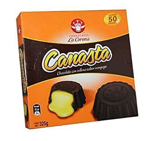 Chocolates La Corona Canasta Corona Clasica 50 Count Chocolate Relleno